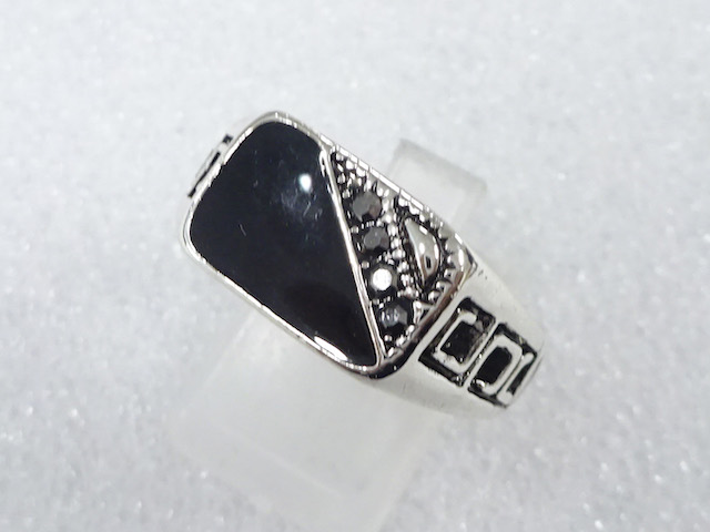 エナメル　クリスタル　指輪(18号)